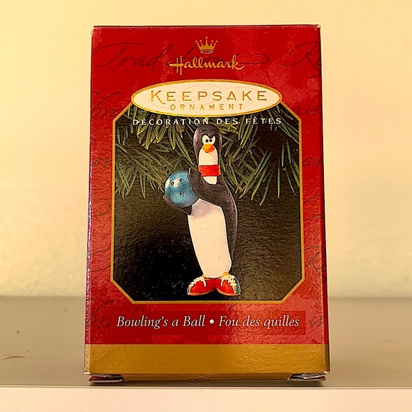 Hallmark Penguin Bowling's A Ball Keepsake Christmas Ornament in box - Picture 1 of 1